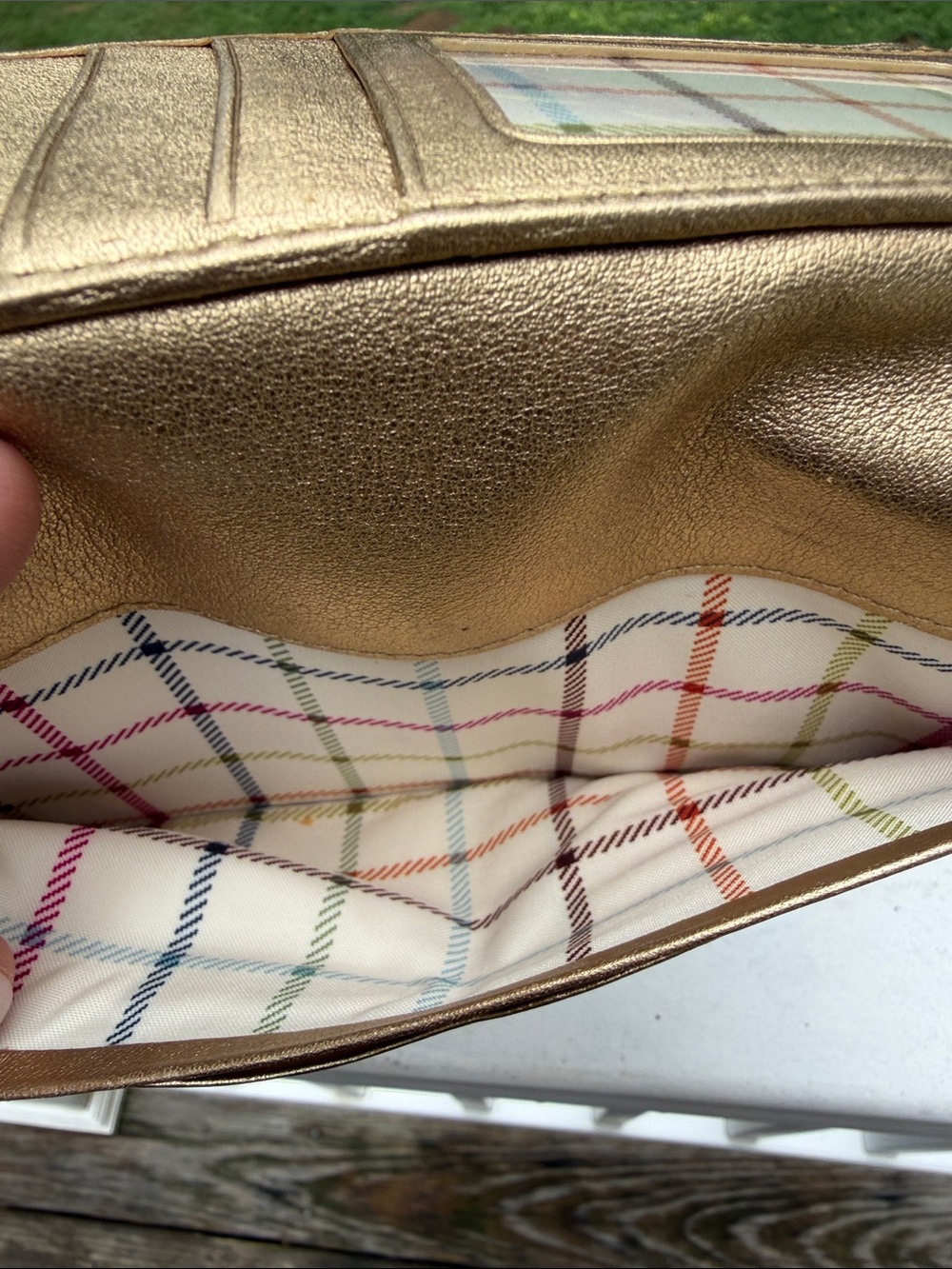 Coach Bleecker Signature Brown Canvas Gold Leather Buckle continental wallet - Picture 16 of 16